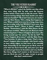 Algopix Similar Product 10 - The Velveteen Rabbit Nursery Quote by