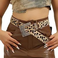 Algopix Similar Product 18 - Leopard Belt Alloy Buckle for women 