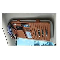 Algopix Similar Product 4 - Gunuine Leather Auto Vehicle Sun Visor
