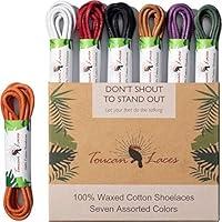 Algopix Similar Product 7 - Toucan Laces Dress Shoe Laces for Mens