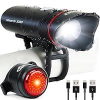 Algopix Similar Product 4 - Bike Lights for Night Riding USB