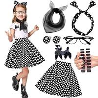 Algopix Similar Product 2 - Latocos Poodle Skirts for Girls Kids