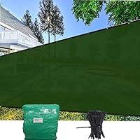 Algopix Similar Product 11 - EVERGROW 8 x 50 Dark Green Fence