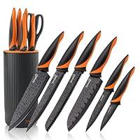 Algopix Similar Product 2 - Jawanfu Kitchen Knife Set with Black