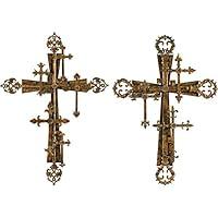 Algopix Similar Product 1 - Benzara BM165482 Gold Metal Wall