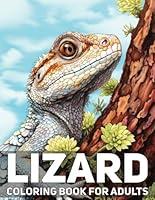 Algopix Similar Product 13 - Lizard Coloring Book For Adults 50