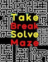 Algopix Similar Product 4 - Take Break Solve Maze 120 Large Print