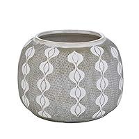 Algopix Similar Product 2 - Benzara Round Textured Decorative