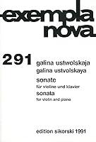 Algopix Similar Product 6 - Galina Ustvolskaya  Sonata for Violin