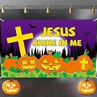 Algopix Similar Product 11 - Halloween Christian Pumpkin Backdrop