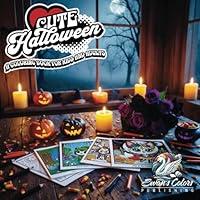 Algopix Similar Product 6 - Cute Halloween A Coloring Book for