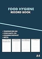 Algopix Similar Product 7 - Food Hygiene Record Book Temperature