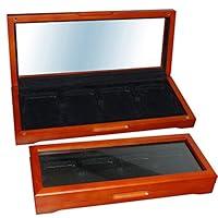 Algopix Similar Product 19 - Coin Storage Box Wood For 4 Graded