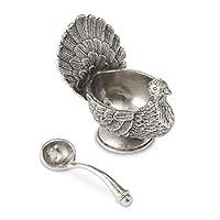 Algopix Similar Product 13 - Mud Pie METAL TURKEY GRAVY BOAT SET
