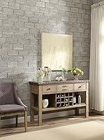 Algopix Similar Product 13 - Benzara Wooden Server Buffet with Rivet