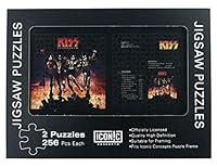 Algopix Similar Product 20 - Kiss Licensed Double Jigsaw Puzzle Set