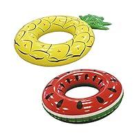 Algopix Similar Product 10 - Bestway  Fashion Rings Food Fruit Swim