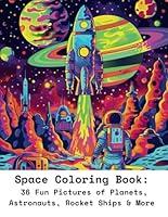 Algopix Similar Product 4 - Space Coloring Book 36 Fun Pictures of