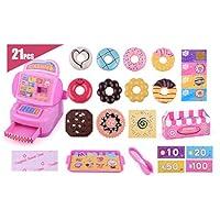 Algopix Similar Product 14 - tbpersicwT 21PcsSet Kids Doughnut Cash