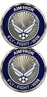 Algopix Similar Product 17 - US Air Force Aim High Fly Win Fight