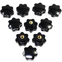 Algopix Similar Product 10 - OCR 10Pcs Star Knob M8 Knurled Thread