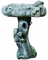 Algopix Similar Product 7 - Kelkay 4312 Wildlife Bird Bath Statue