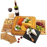 Algopix Similar Product 11 - Bamboo Slate Cheese Board includes