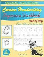 Algopix Similar Product 9 - Cursive Handwriting Beginners Workbook
