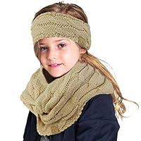 Algopix Similar Product 2 - Kids Set Fleeced Lined Headwrap