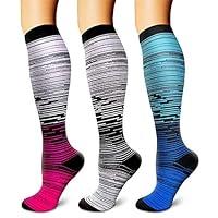 Algopix Similar Product 11 - CHARMKING Copper Compression Socks 3