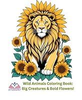 Algopix Similar Product 6 - Wild Animals Coloring Book Big