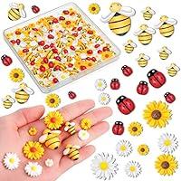 Algopix Similar Product 8 - 200 Pieces Mini Resin Sunflower and