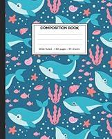 Algopix Similar Product 5 - Composition Notebook Orca Wide Ruled