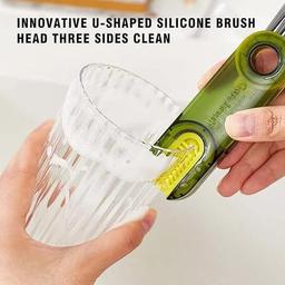 3 in 1 Tiny Bottle Cup Lid Detail Brush Straw Cleaner