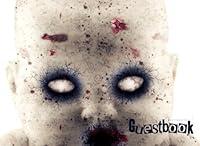 Algopix Similar Product 9 - Halloween Guestbook Scary Themed