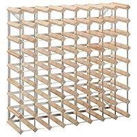 Algopix Similar Product 6 - vidaXL Solid Pinewood Wine Rack  Large