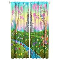 Algopix Similar Product 8 - Cartoon Curtains Fairytale Themed