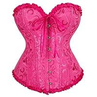 Algopix Similar Product 18 - SZIVYSHI Rose Red Corset for Women 