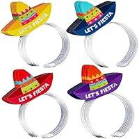 Algopix Similar Product 20 - Juvale 24 Pack Lets Fiesta Sombrero