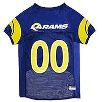 Algopix Similar Product 2 - NFL Los Angeles Rams Dog Jersey Size