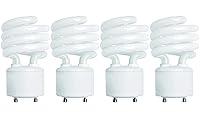 Algopix Similar Product 1 - KOR 4 Pack 13 Watt Mini Spiral  GU24