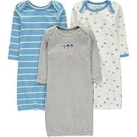 Algopix Similar Product 17 - WanABeez Baby 3 Pack Printed Gown 
