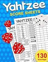 Algopix Similar Product 4 - Yahtzee Score Sheets Record Score Pads