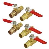 Algopix Similar Product 1 - uxcell Ball Valve ShutOff Valve 12mm