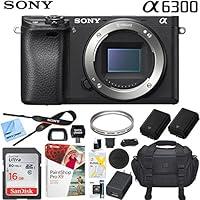 Algopix Similar Product 7 - Sony ILCE6300 a6300 4K Mirrorless