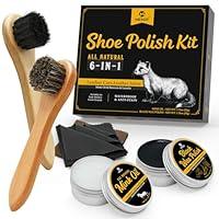 Algopix Similar Product 12 - MEKER Shoe Polish Kit 6 PCS Leather