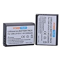 Algopix Similar Product 20 - PowerTrust LPE10 Battery 2Pack for