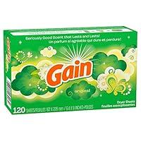 Algopix Similar Product 4 - Gain Original Dryer Sheets, 120 Count