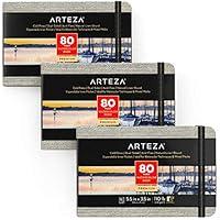 Algopix Similar Product 12 - ARTEZA Watercolor Book Pack of 3 80