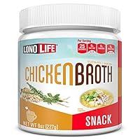 Algopix Similar Product 10 - LonoLife Chicken Broth Snack 8oz Bulk